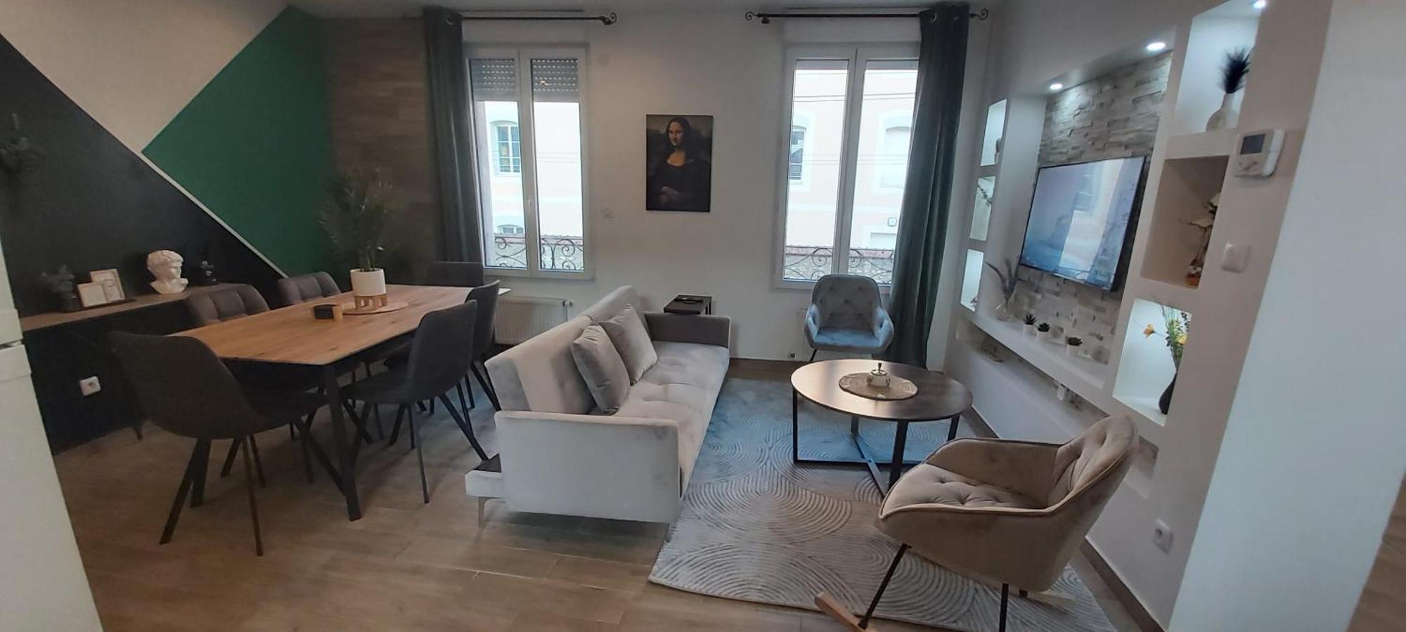 Les Suite Appartement A Chalon Sur Saone Rom bilde